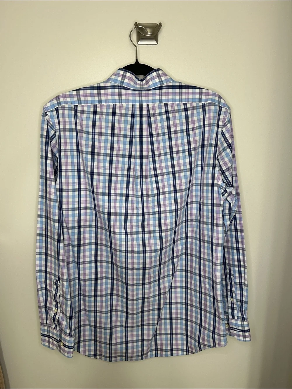Men's Banana Republic Button Down Shirt Non-Iron Classic Fit Checkered Shirt